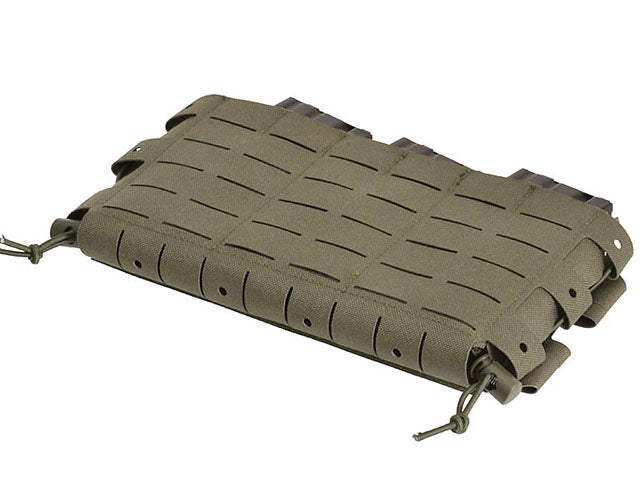 MOLLE-Tasche Panel Buckle-up Kompakt - Einsatz für 3 Magazine, MOLLE Laser-Cut - Ranger Grün 6