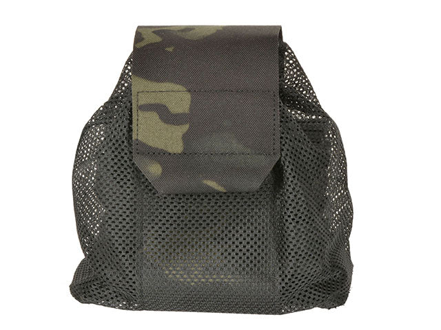 Laser-Cut Foldable Mesh Abwurftasche - Multicamo Schwarz 6