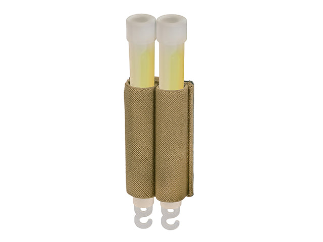 Gear-Zubehör Glowstick Holder 2 sticks - Tan 5