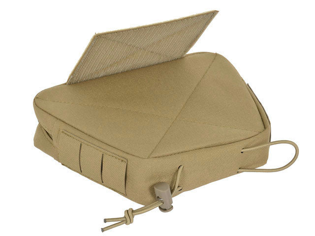 Lower Mehrzwecktasche für Zubehör mit Shockcord-Sicherung, Laser-Cut - Tan 6