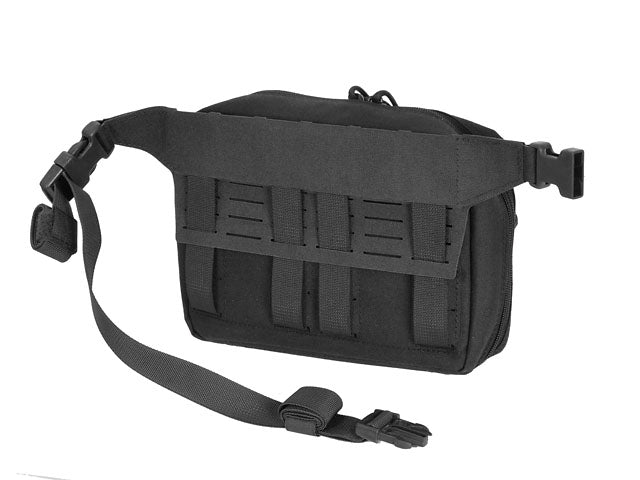 Mehrzwecktasche Laser-Cut MOLLE Fanny Pack Converter - Schwarz 4