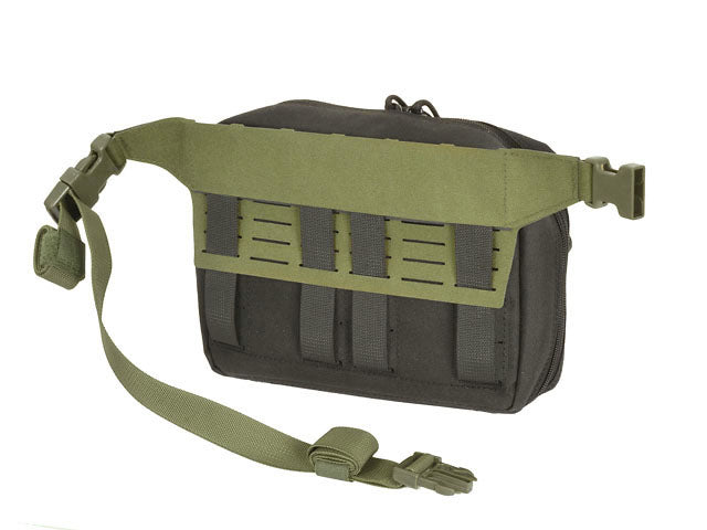 Mehrzwecktasche Laser-Cut MOLLE Fanny Pack Converter - Oliv 4
