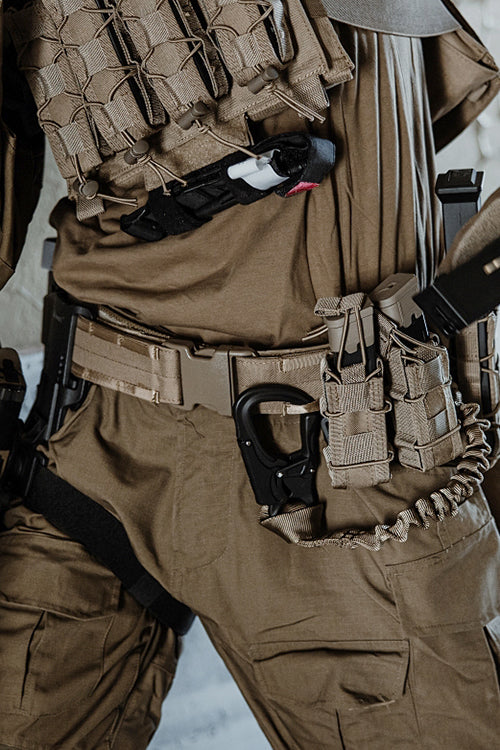 Rigid Combat Belt MOLLE (L) - Coyote 10