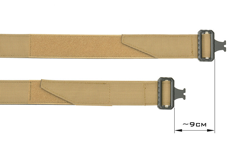 Rigid belt L mit QD buckle - Schwarz 5