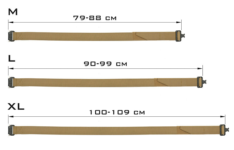 Rigid belt M mit QD buckle - Tan 5