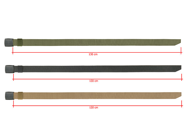 Belt mit Polymer Buckle - Schwarz 5