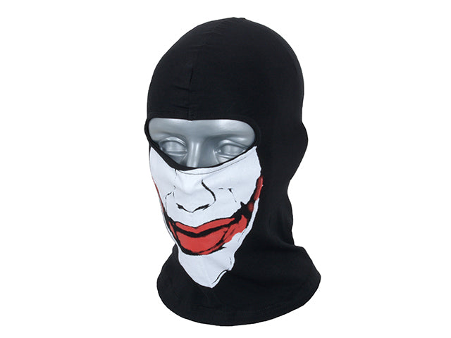 Gear-Zubehör SMILE Balaclava Typ JOKER - Schwarz 2