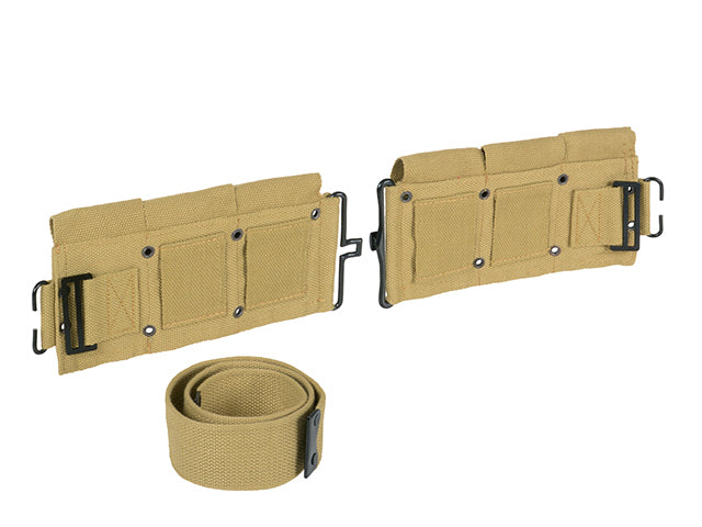 US WW2 M1 Garand 6-pouches Cartridge Belt 4