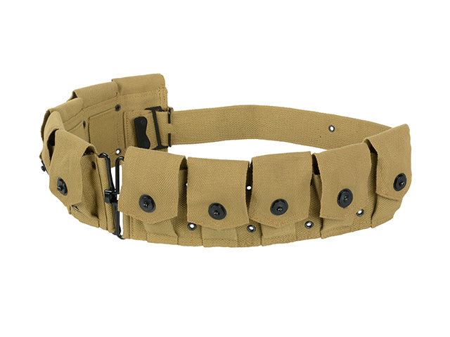 US WW2 M1 Garand 10-pouches Cartridge Belt 7