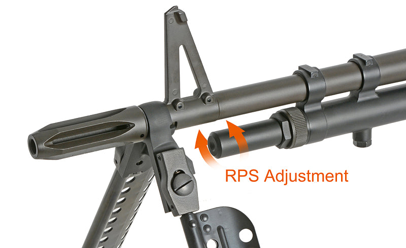 A&K M60 HMG Boxmag Schwarz – 0,5J als Airsoft LMG, Ansicht 16