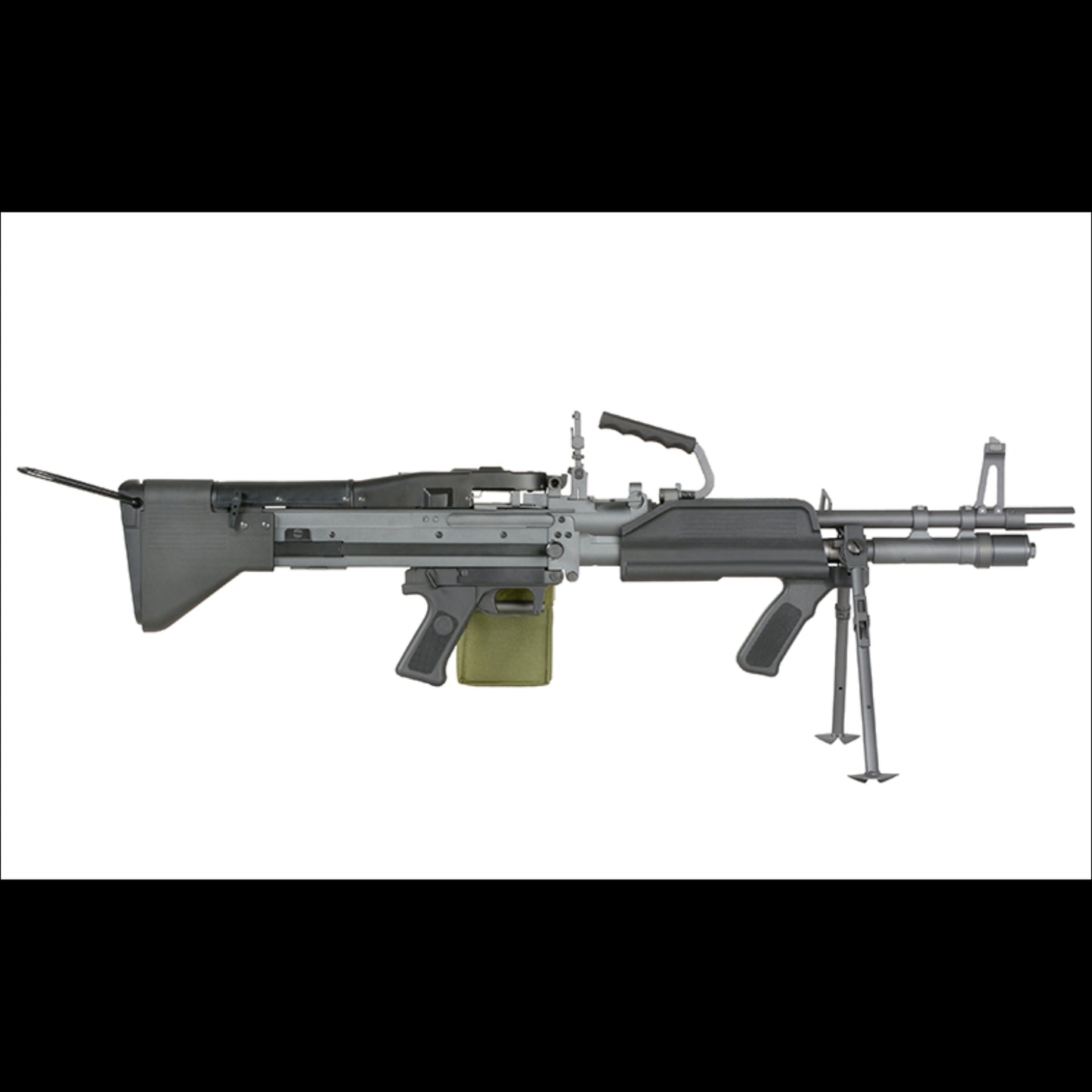 A&K M60 HMG Light Machine Gun – 0,5 J, Vollmetall, 3500 BB Box-Mag