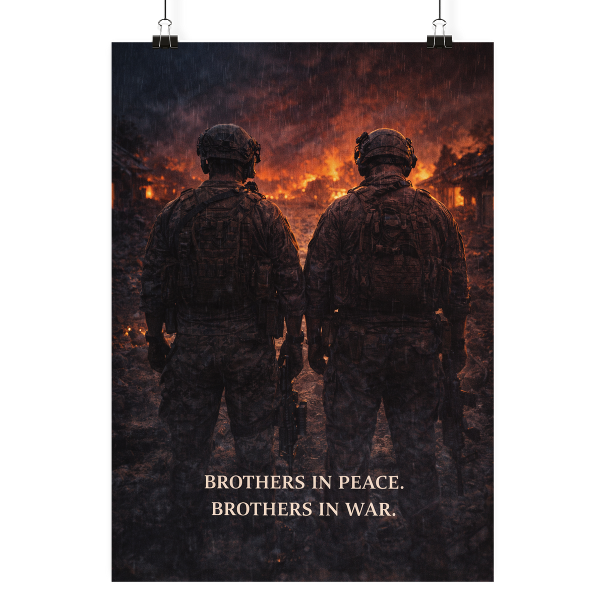 Brothers in Peace - Poster Din A3 (hoch)