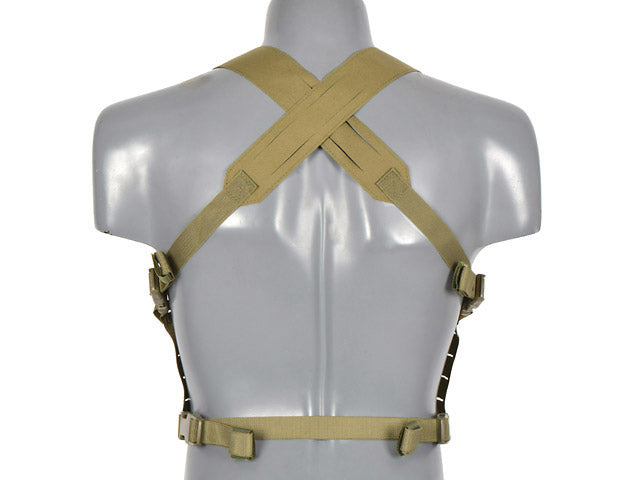 Chest Rig Laser-Cut Coyote als MOLLE Pouch, Ansicht 4