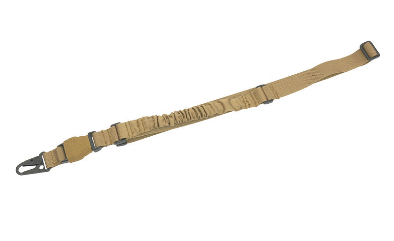 CQB Sling 1-Point mit elastischem Bungee – Tan