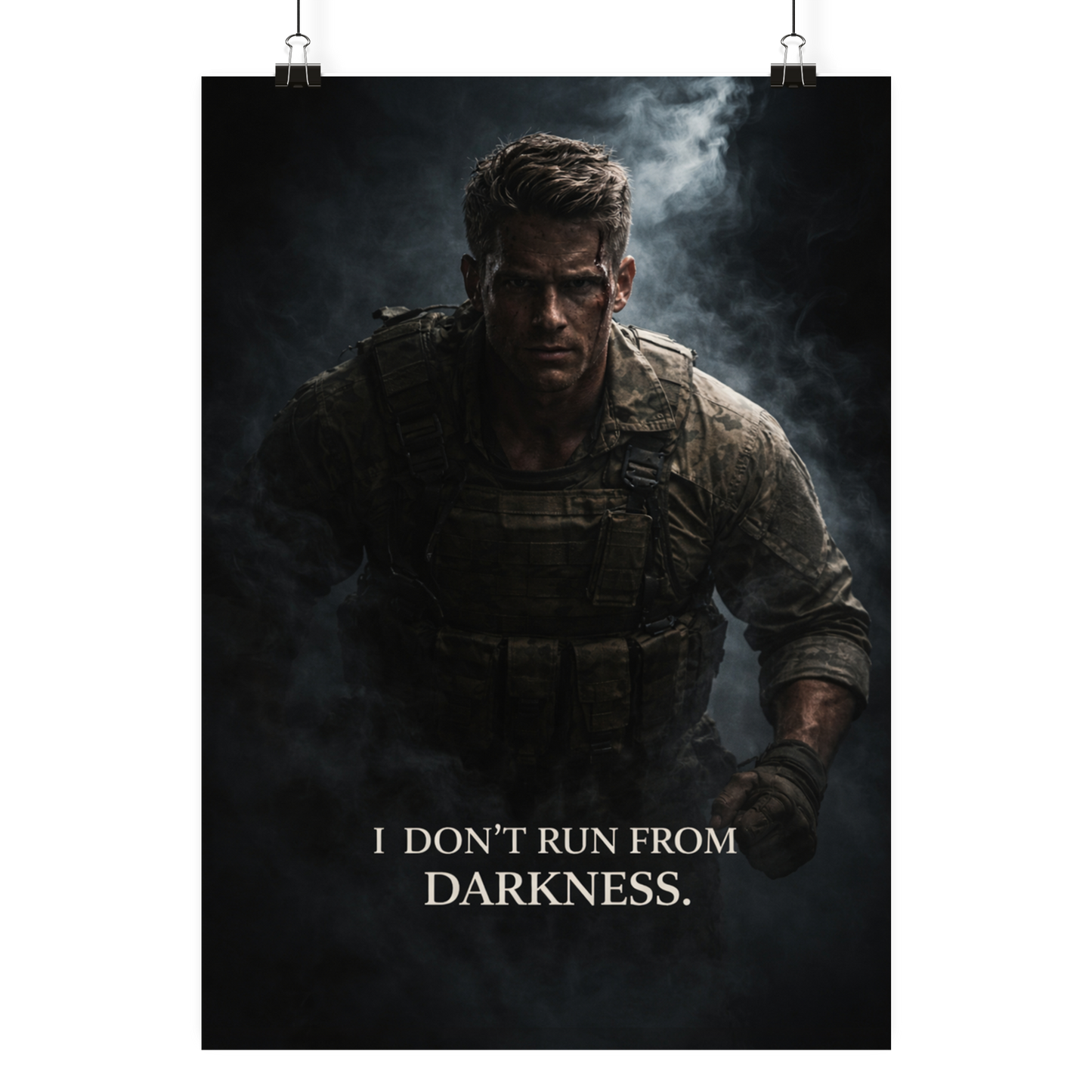 I don´t run from Darkness - Poster Din A3 (hoch)
