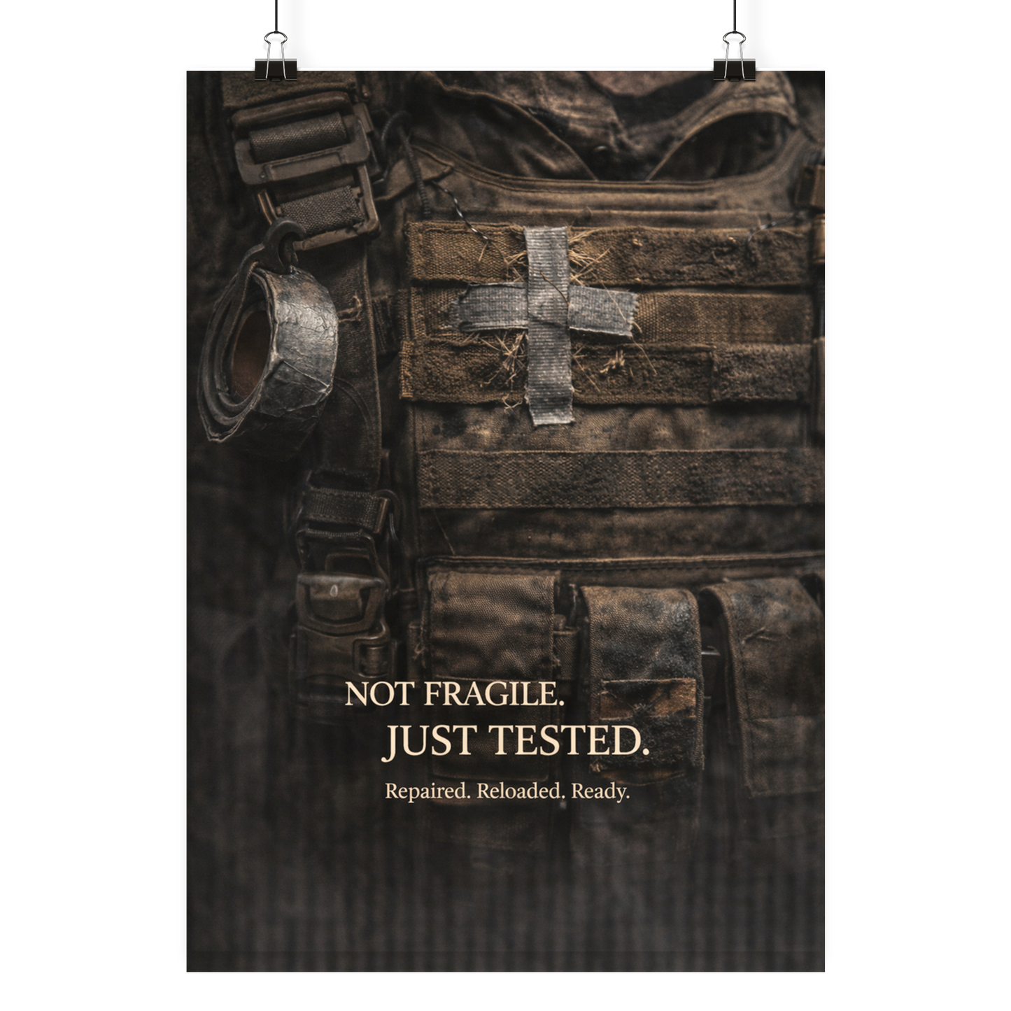 Not fragile. Just tested - Poster Din A4 (hoch)