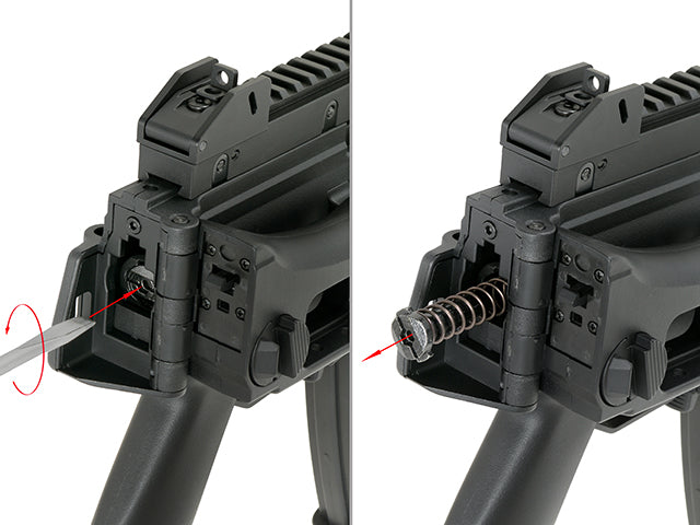 G608-8 RAS Schwarz – 0,5J als Airsoft Gewehr von JG Works, Ansicht 11