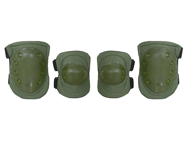 Knee Elbow Pads Set Olive als MOLLE Pouch, Ansicht 3