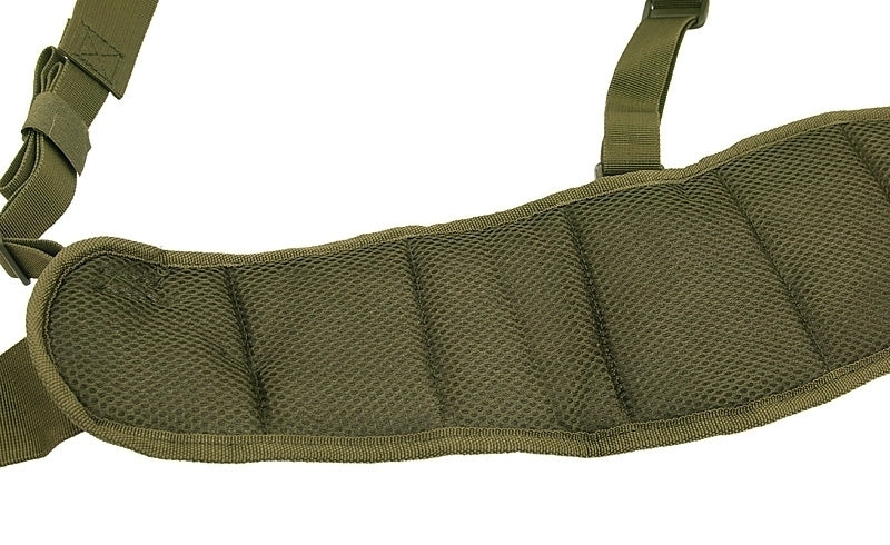 Padded Patrol Belt mit Trägern MOLLE – Olive