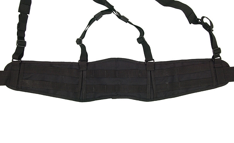 Padded Patrol Belt mit Trägern MOLLE – Schwarz als MOLLE Pouch, Ansicht 3