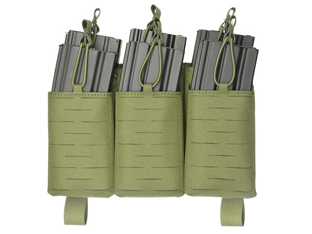 Panel Buckle Up Laser-Cut for 6 AR15/AK Magazines - Olive