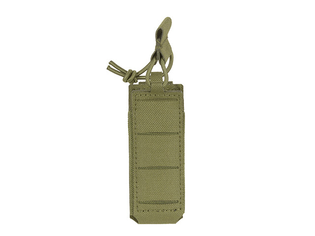 Single Elastic Laser-Cut Pistol Magazine Pouch - Olive