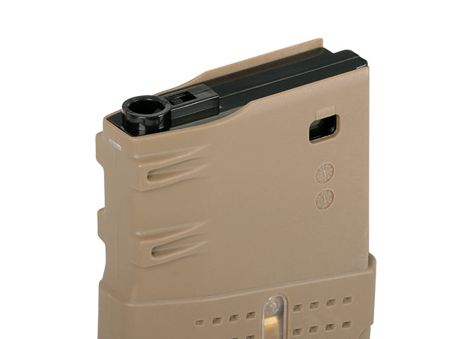 220 BBs verstärkt Griff Polymer Magazin für AR-10/SR25 - Dark Earth 5