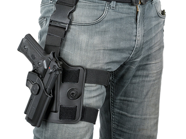 MOLLE-Tasche Airsoft Drop Leg Platform - Schwarz [Amomax] 5