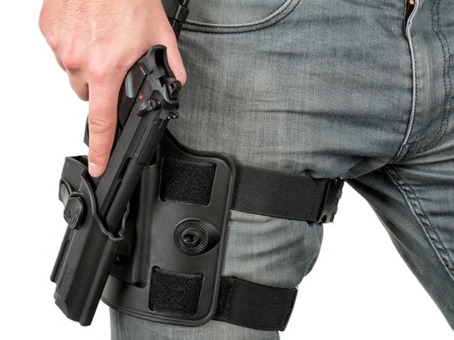 MOLLE-Tasche Airsoft Drop Leg Platform - Schwarz [Amomax] 6