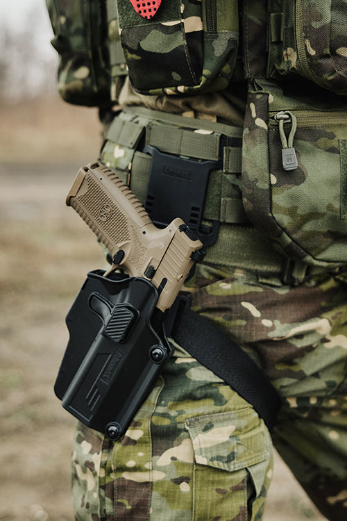 Holster Airsoft Drop Belt Loop - Schwarz [Amomax] 4