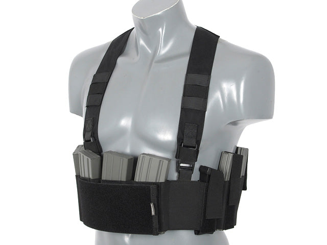 Airsoft lightweight speed chest rig- Schwarz [Amomax] 2