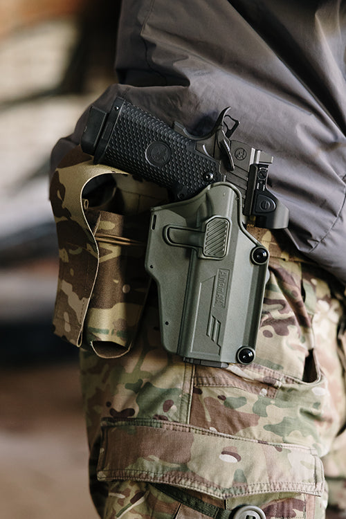 Per-Fit Holster für more than 80 handgun models - Oliv [Amomax] 9