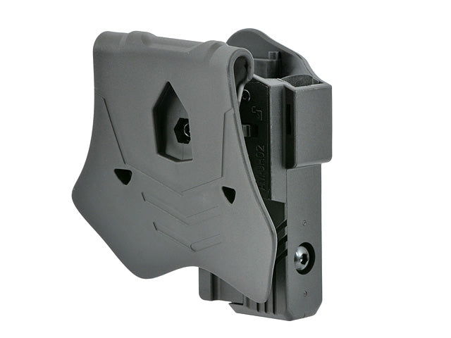 Open Airsoft Holster für Pistols mit RIS Schiene [Amomax] 6