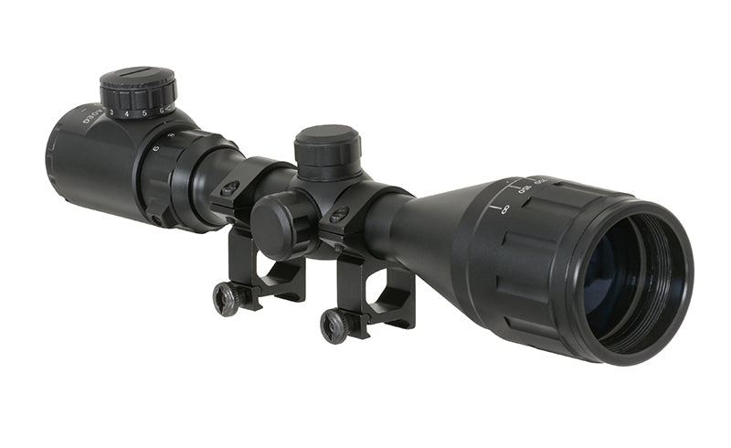3-9X50AOEG Rifle Scope - Black als Airsoft Zielfernrohr von PCS in Schwarz, Ansicht 8