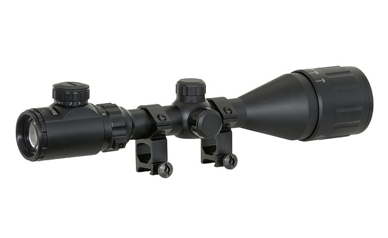 3-9X50AOEG Rifle Scope - Black als Airsoft Zielfernrohr von PCS in Schwarz, Ansicht 9