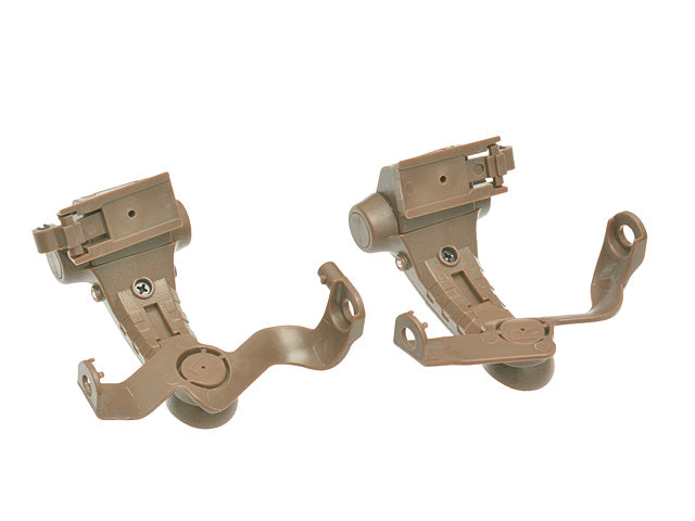Schutzausrüstung Earmor M16 Headset Adapter Montage M31 / M32 Set - Tan 3