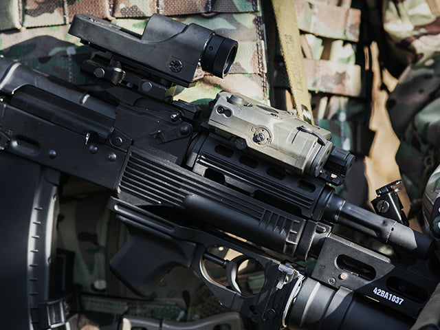AK Rear Visier Schiene für Rot Dot Optics - Schwarz [5KU] 7