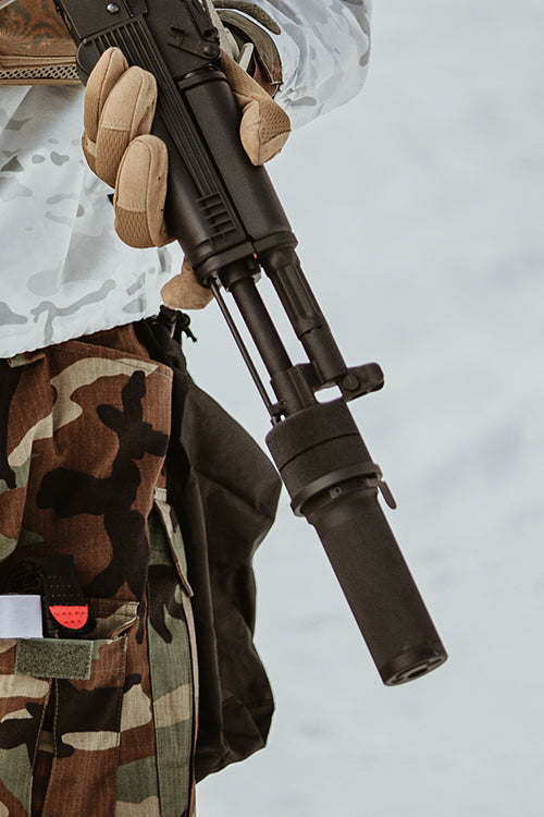 PBS-1 Mini Airsoft Schalldämpfer für AK Serie - Schwarz [5KU] 5