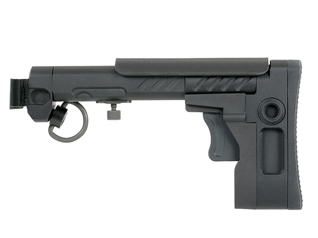 AK russian telescopic foldable stock - Schwarz [5KU] 1