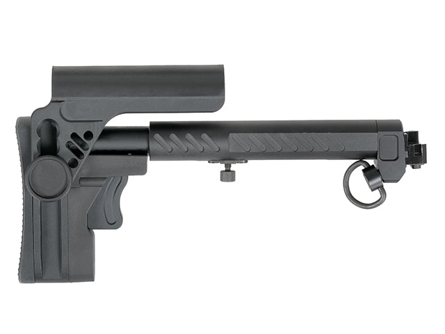 AK russian telescopic foldable stock - Schwarz [5KU] 2