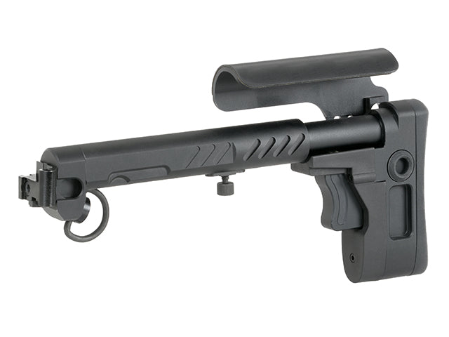 AK russian telescopic foldable stock - Schwarz [5KU] 4