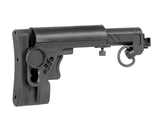 AK russian telescopic foldable stock - Schwarz [5KU] 5