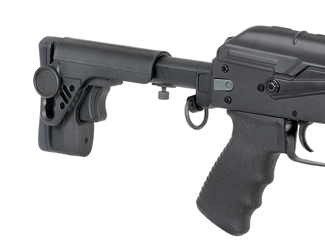 AK russian telescopic foldable stock - Schwarz [5KU] 8