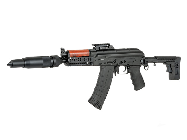 AK russian telescopic foldable stock - Schwarz [5KU] 9