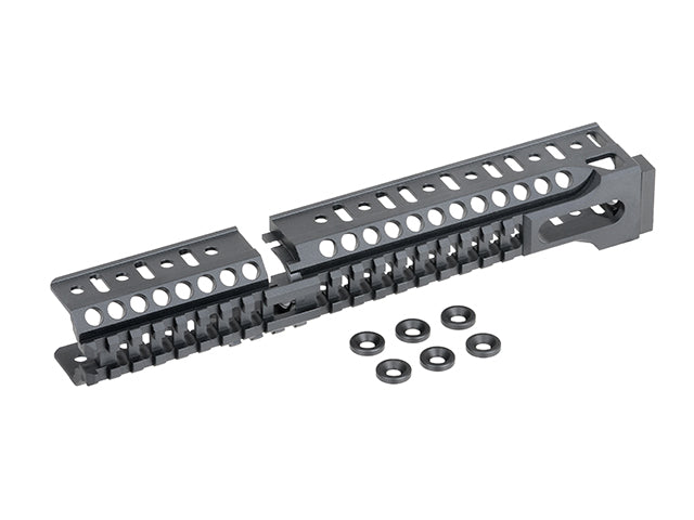 Lightweight russian AK lower handguard long - Schwarz [5KU] 6
