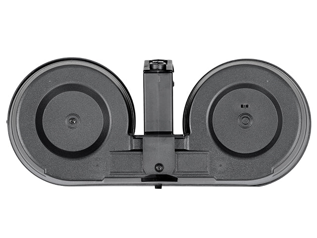 3000 BBs Electric Doppel drum Magazin für M4/M16 - Schwarz [BattleAxe] 3