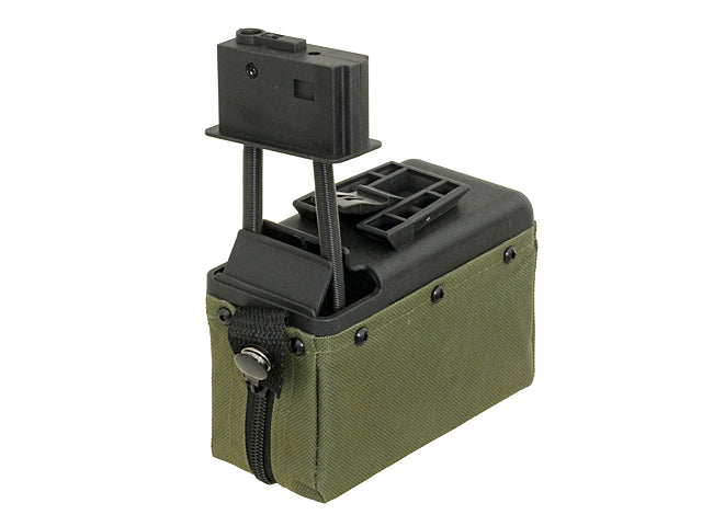 M249 Magazin 1500 BBs M249/SAW Oliv