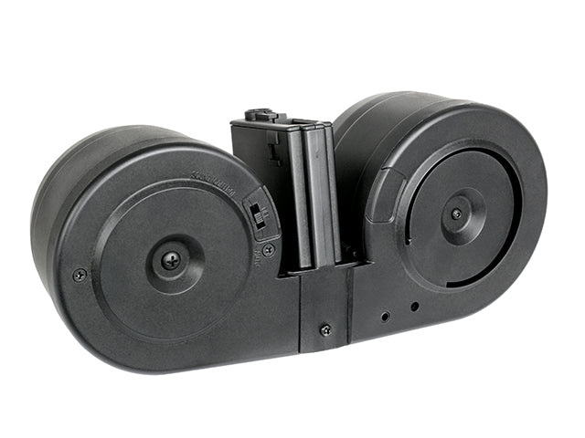 2500 BBs Capacity Electric Drum Magazin für M16/AR15 Serie [A&K] 3