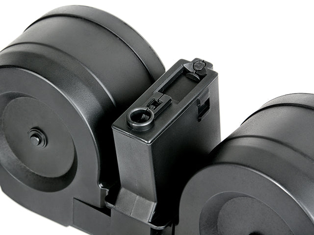2500 BBs Capacity Electric Drum Magazin für M16/AR15 Serie [A&K] 6