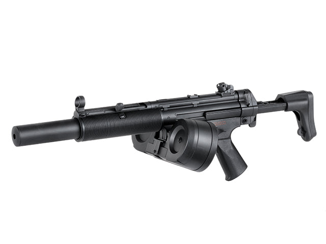 2500 BBs Capacity Electric Drum Magazin für MP5 Serie [A&K] 10